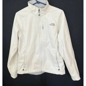The North Face Apex Bionic Zip Jacket Womens Size Large White Softshell Jacket